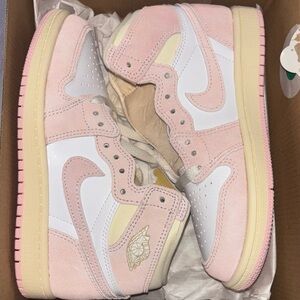 Jordan 1 Retro High OG - Washed Pink and White (PS) - Size 1Y